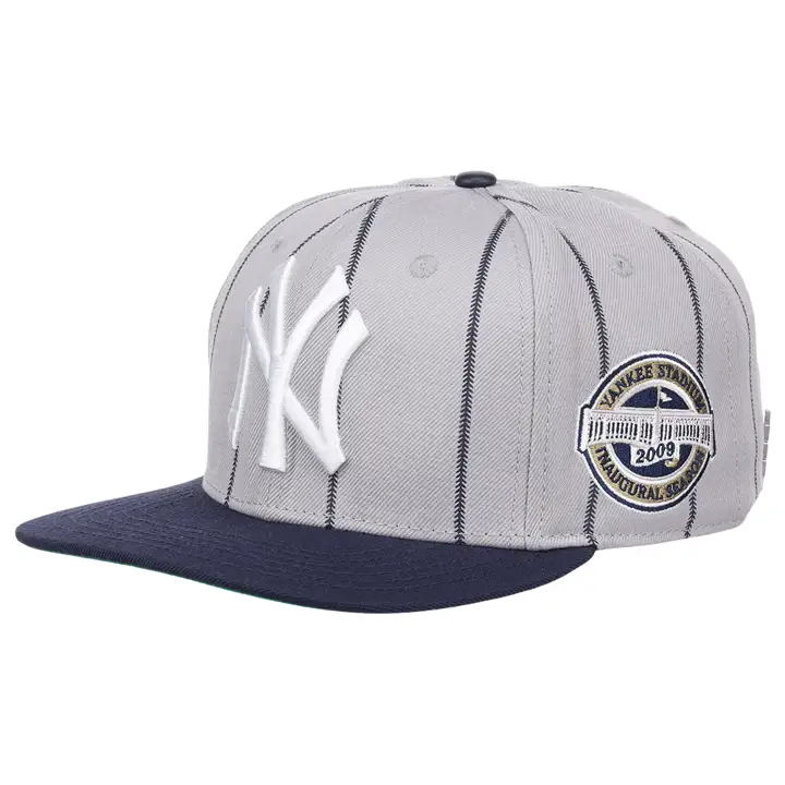 New York Yankees MLB Pro Pinstripe Casquette Snapback GRIS/BLEU MARINE/VERT
