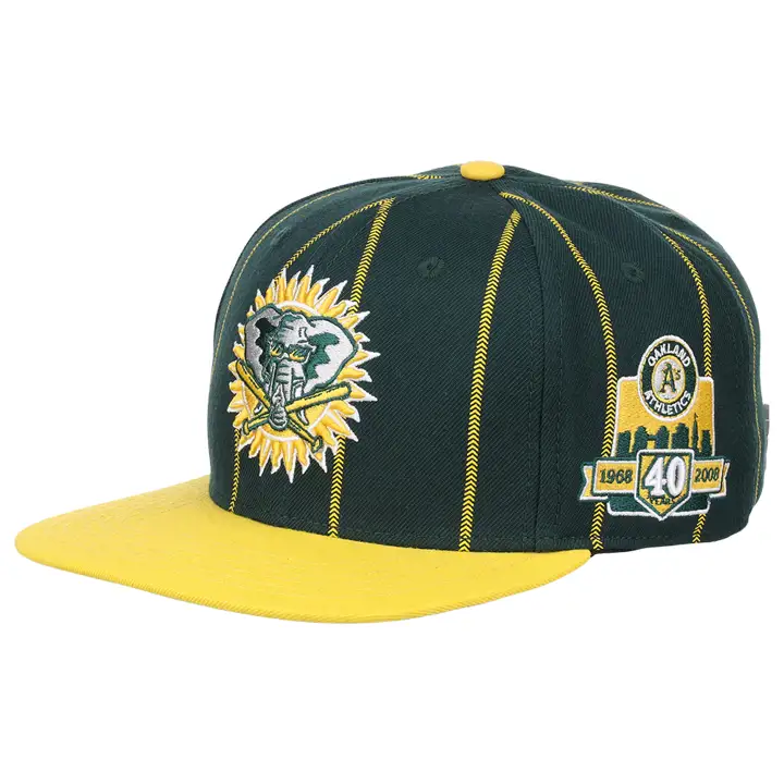 Oakland Athletics MLB Pro Pinstripe Casquette Snapback VR/JAU/VR