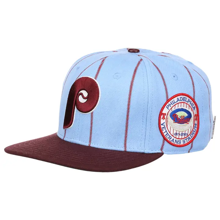 Casquette snapback à rayures Philadelphia Phillies MLB Pro SKBL/RED/GR