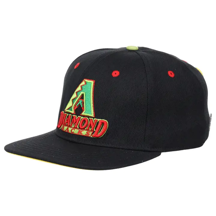 Casquette Arizona Diamondbacks MLB Prehistoric BLK/BLK/YEL