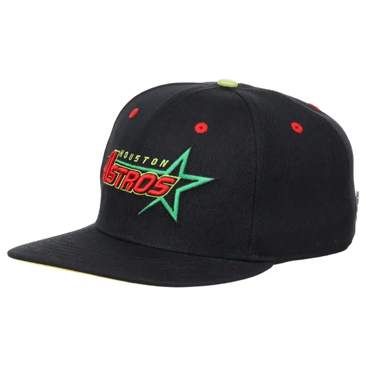 Casquette Houston Astros MLB Prehistoric Snapback NOIR/NOIR/JAU