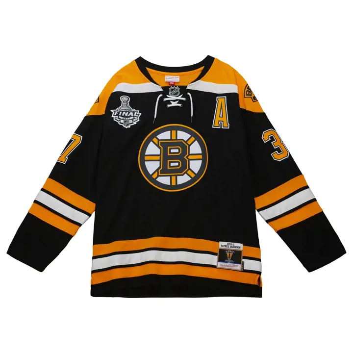 Maillot Réplique Boston Bruins LNH M&N Blue Line Patrice Bergeron