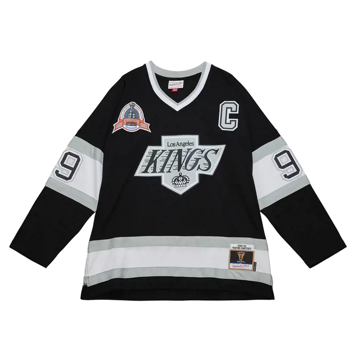 Maillot de hockey replica Los Angeles Kings LNH M&N Blue Line Wayne Gre