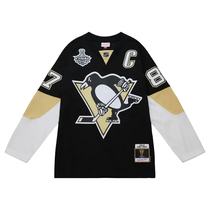 Maillot réplique Pittsburgh Penguins LNH M&N Blue Line Sidney