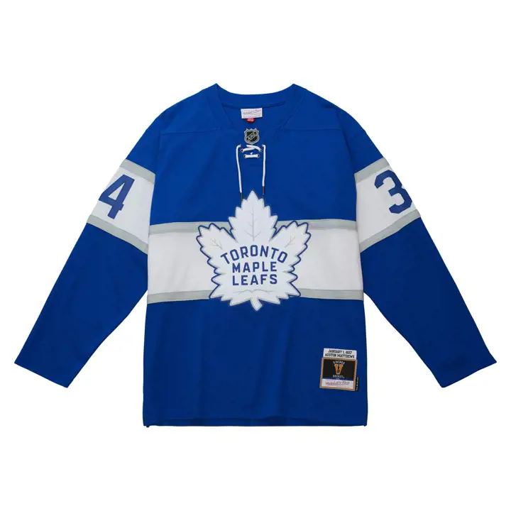 Maillot Replica des Maple Leafs de Toronto (NHL) M&N bleu - Auston Matthews