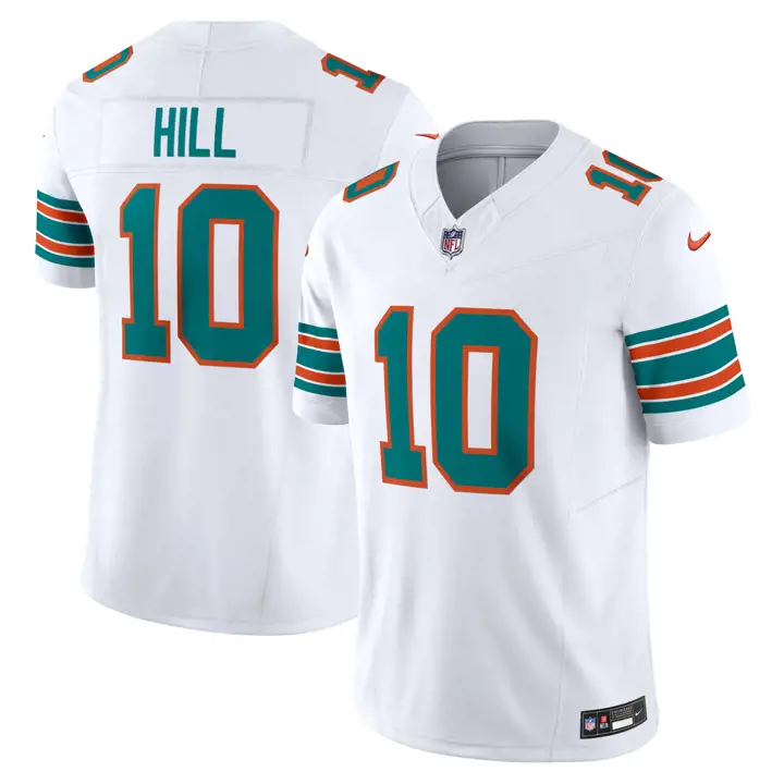Maillot Limité Dolphins NFL Vapor Fuse 23 Tyreek Hill Blc