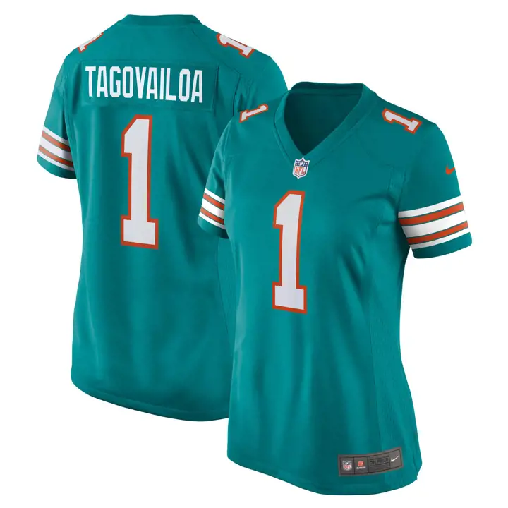 Maillot de match NFL Miami Dolphins pour femme 23 Tua Tagovailoa