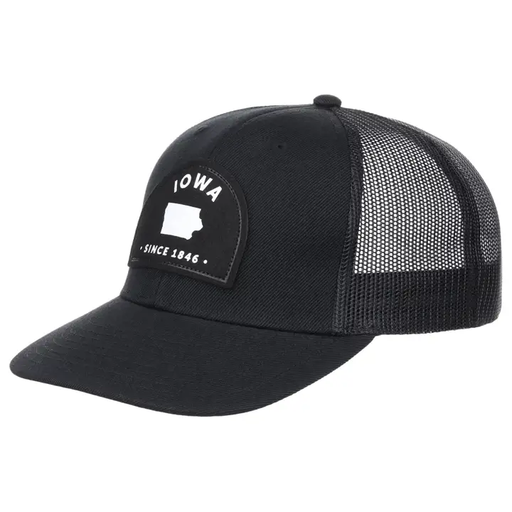 IOWA LC BW Suede Patch noir/noir/blanc