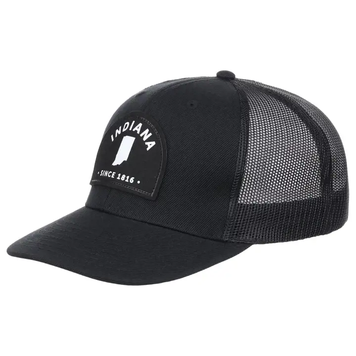 INDIANA LC BW Suede Patch noir/noir/blanc