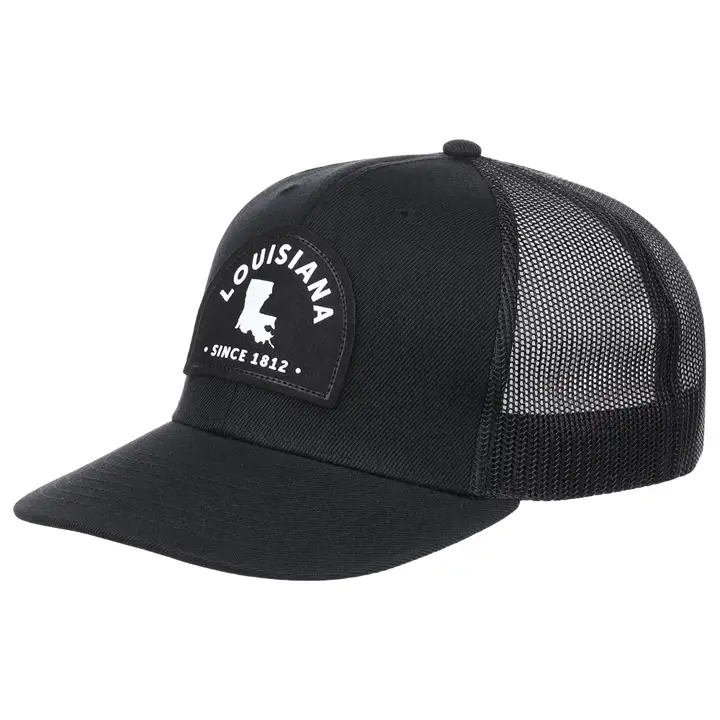 LOUISIANA LC BW Suede Patch noir/noir/blanc