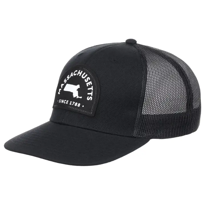 MASSACHUSETTS LC BW Suede Patch  noir/noir/blanc