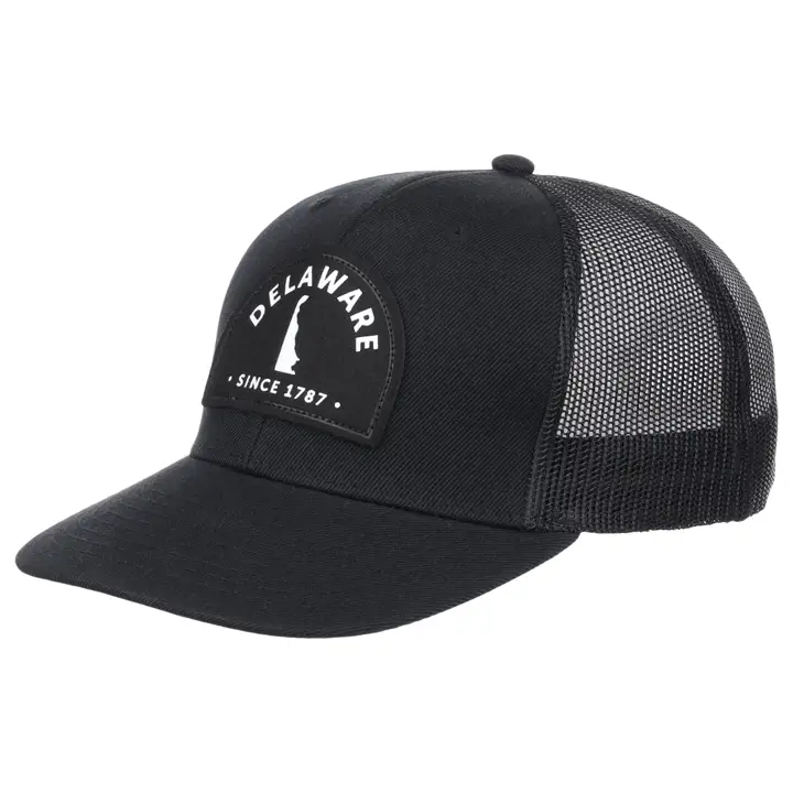 DELAWARE LC BW Patch en suède noir/noir/blanc