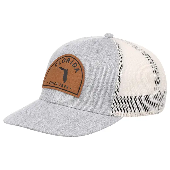 FLORIDA LC Suède Fauve Écusson gris/blanc/fauve