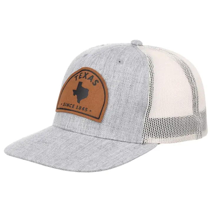 TEXAS LC Daim marron clair Patch  gris/blanc/marron clair