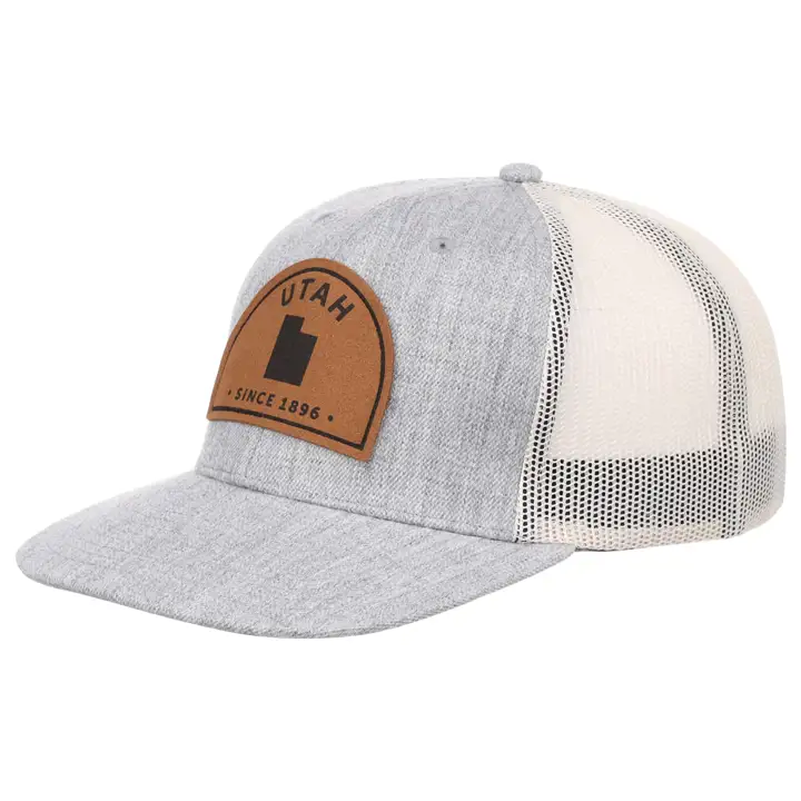 UTAH LC Tan Suede Patch gris/blanc/camel