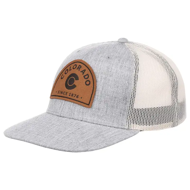 COLORADO LC Suède Fauve Patch gris/blc/fauve