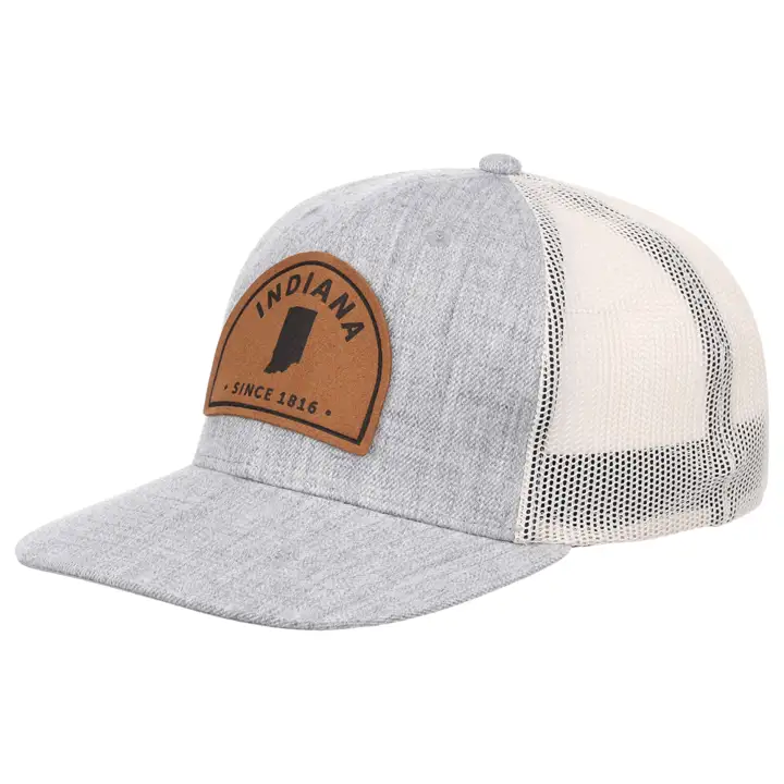INDIANA LC Tan Suede Patch gris/blanc/camel