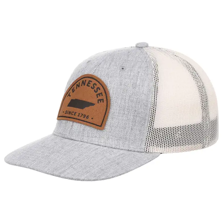 TENNESSEE LC Tan Suede Patch  gris/blanc/havane
