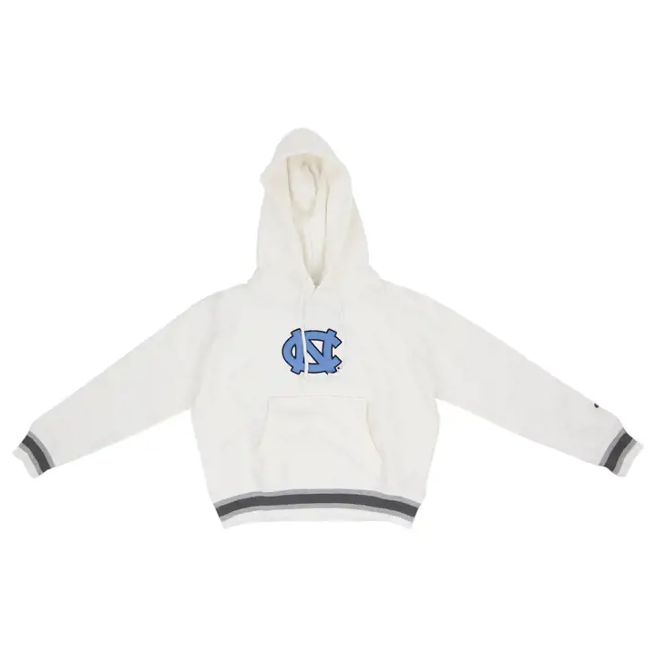 NORTH CAROLINA TAR HEELS NCAA FEMMES RW SWEAT À CAPUCHE ENSEIGNEMENT SUPÉRIEUR BLANC