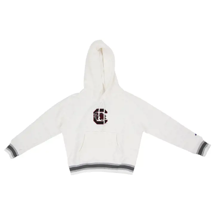 SWEAT À CAPUCHE FEMME NCAA SOUTH CAROLINA GAMECOCKS HIGHER ED BLANC