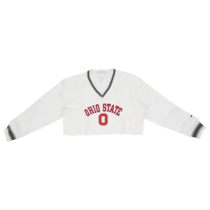 OHIO STATE BUCKEYES NCAA FEMME RW COL V COURT HAUTES ÉTUDES BL