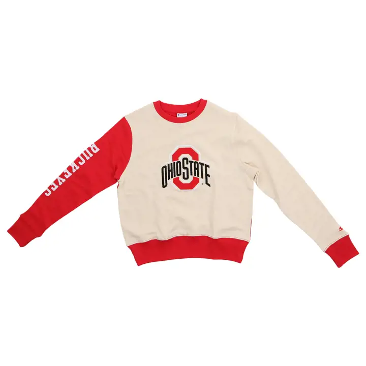 OHIO STATE BUCKEYES NCAA FEMME SUPERFAN DOMICILE & EXTÉRIEUR COL ROND