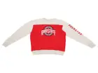 Ohio State Buckeyes Champion NCAA Men's Superfan Yoke Crew Sweatshirt Sweatshirts