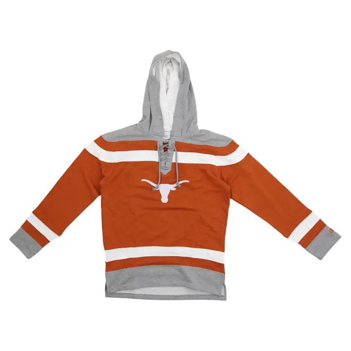 TEXAS LONGHORNS NCAA HOMME SUPERFAN GRANDE BANDE HOCKEY HOOD O