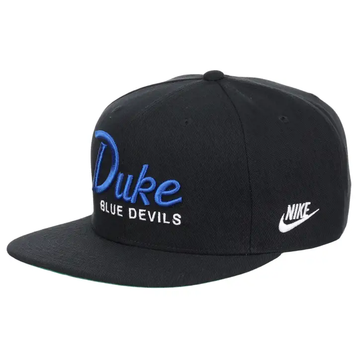 Casquette snapback rétro Duke NCAA noire
