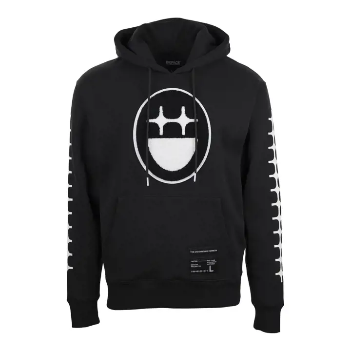 Sweat à capuche BIG Face noir