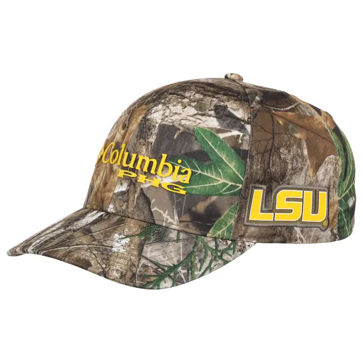 L.S.U. NCAA PFG Realtree Stretch camouflage