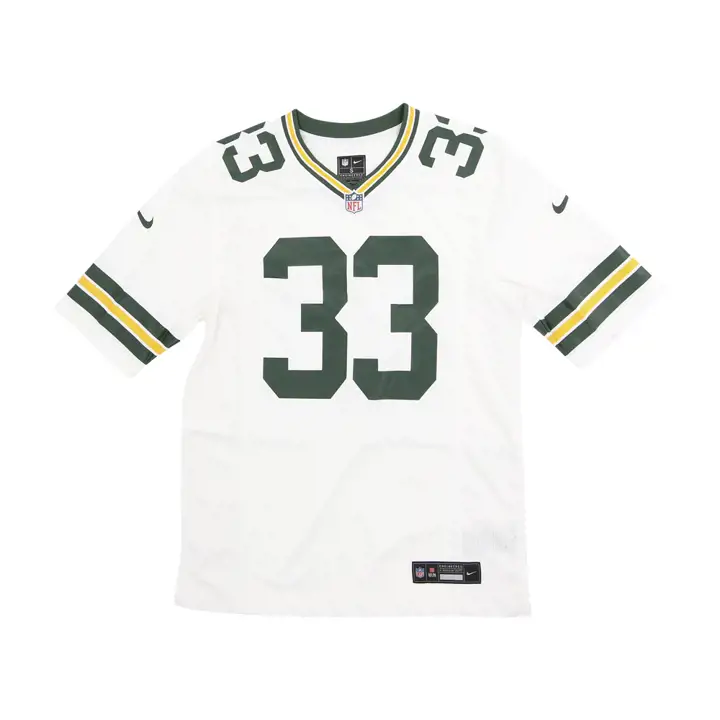 Maillot de match NFL Green Bay Packers 23 Aaron Jones Game - Extérieur
