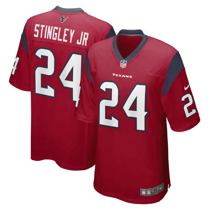 Maillot de match NFL des Houston Texans 23 Derek Stingley Jr. -