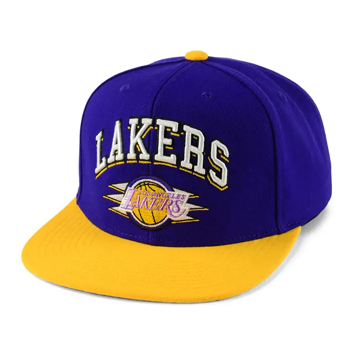 Los Angeles Lakers NBA Arch Block Snapback VIO/JAU/VER