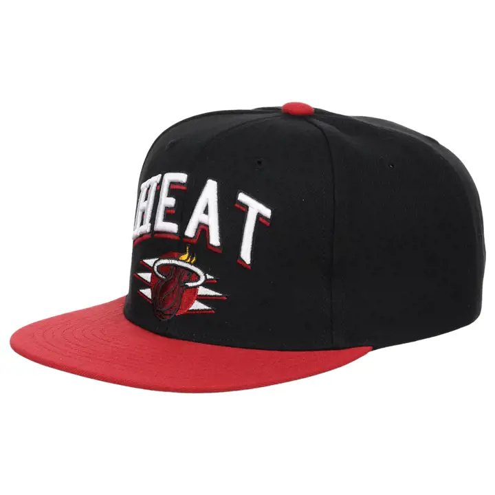 Miami Heat NBA Arch Block Snapback BLK/RED/GRN