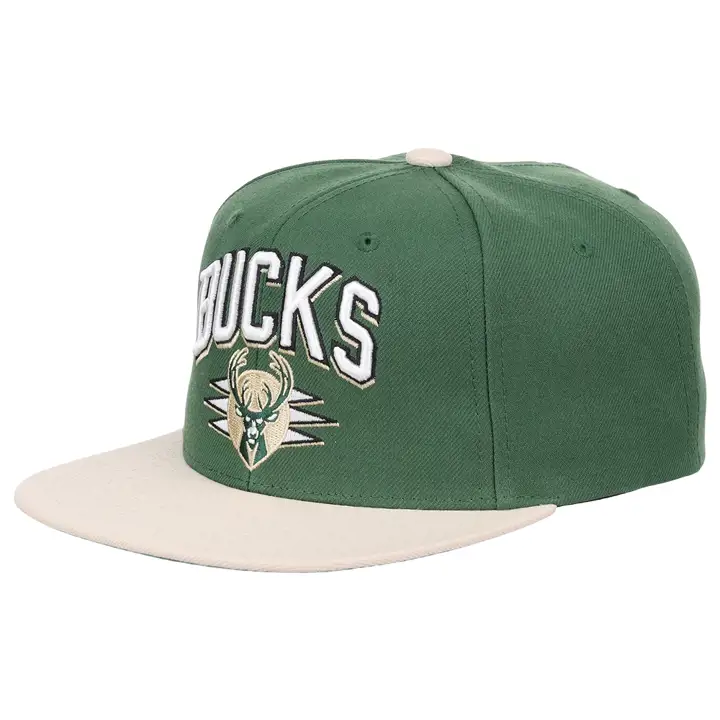Milwaukee Bucks NBA Arch Block Snapback VTE/MAR/VTE