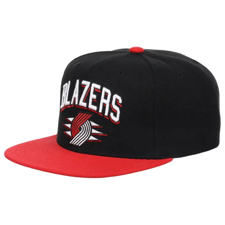 Casquette ajustable Portland Trail Blazers NBA Arch Block NOIR/ROUGE/VERT