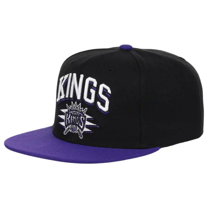 Sacramento Kings NBA Casquette Snapback Arch Block GRY/PUR/GRN