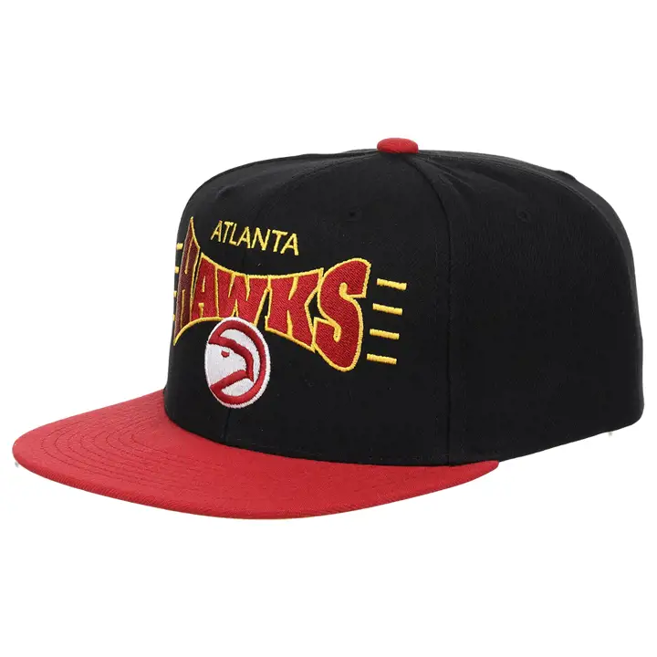 Casquette Snapback NBA Big Squeeze Atlanta Hawks NOIR/ROUGE/JAU