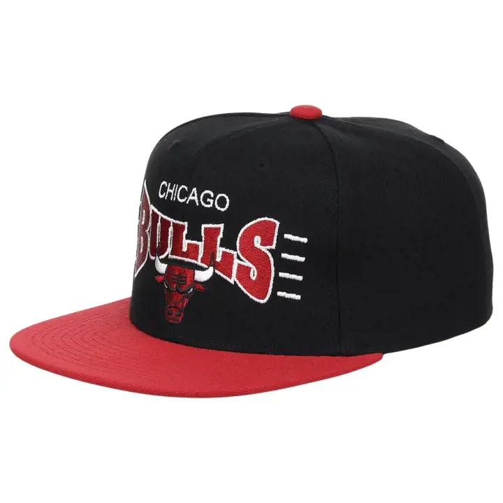 Chicago Bulls NBA Big Squeeze Casquette ajustable Noire/Rouge/Grise
