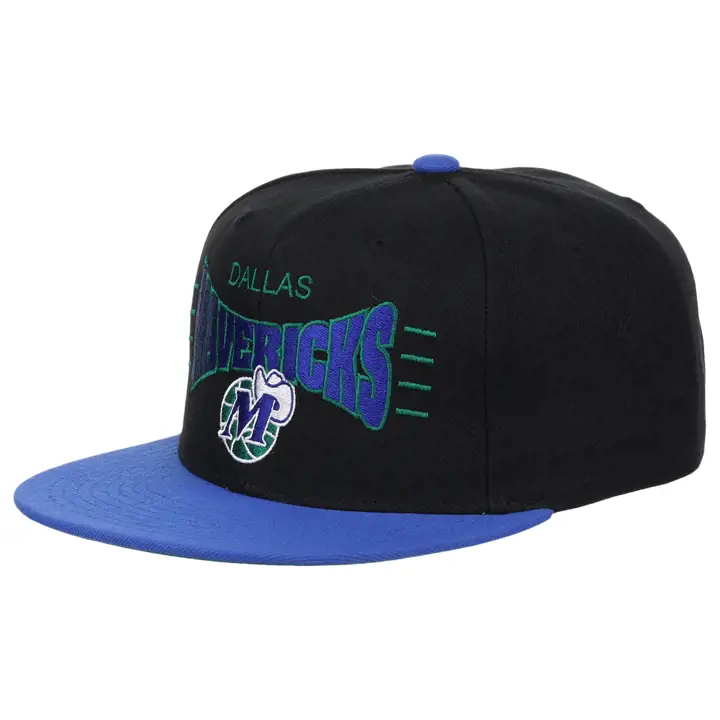 Casquette Dallas Mavericks NBA Big Squeeze Snapback NOIR/BLEU/VERT