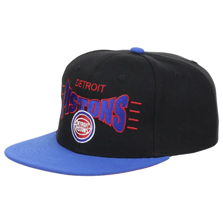 Casquette Snapback NBA Detroit Pistons Big Squeeze Noir/Bleu/Rouge