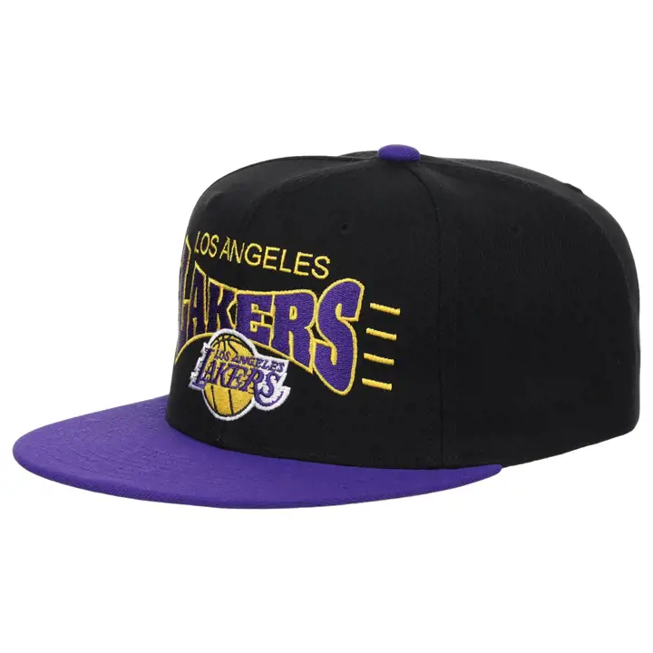 Casquette snapback NBA Los Angeles Lakers Big Squeeze NOIR/VIOLET/JAUNE