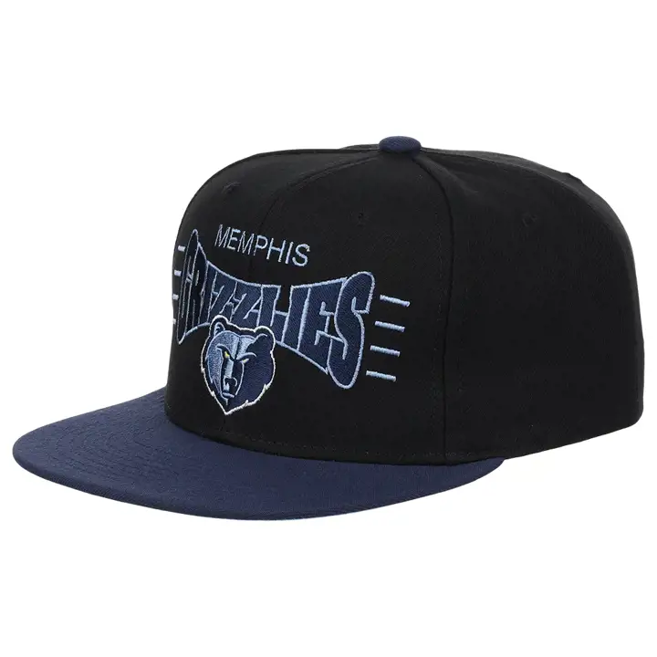 Casquette Snapback NBA Memphis Grizzlies Big Squeeze Noir/Bleu/Bleu Ciel