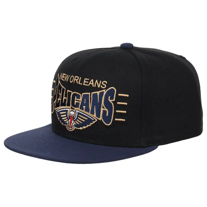 New Orleans Pelicans NBA Big Squeeze Snapback NOIR/BLEU/BRUN