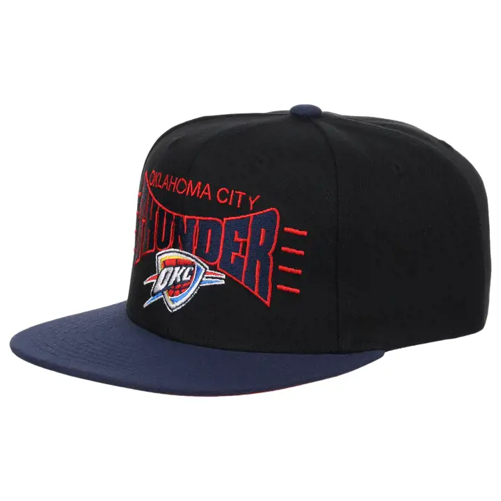 Casquette Snapback Oklahoma City Thunder NBA Big Squeeze NOIR/BLEU/ROUGE