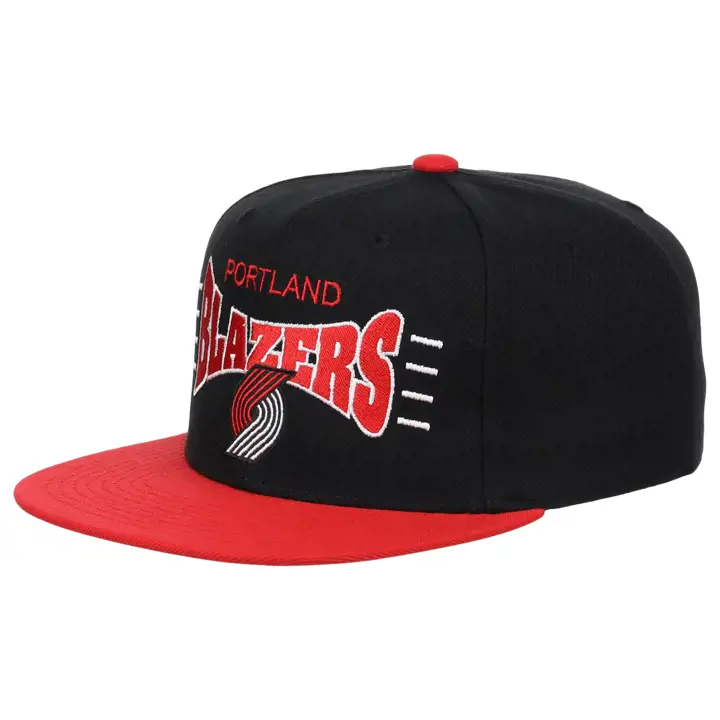 Casquette Snapback NBA Portland Trail Blazers Big Squeeze Noir/Rouge/Gris