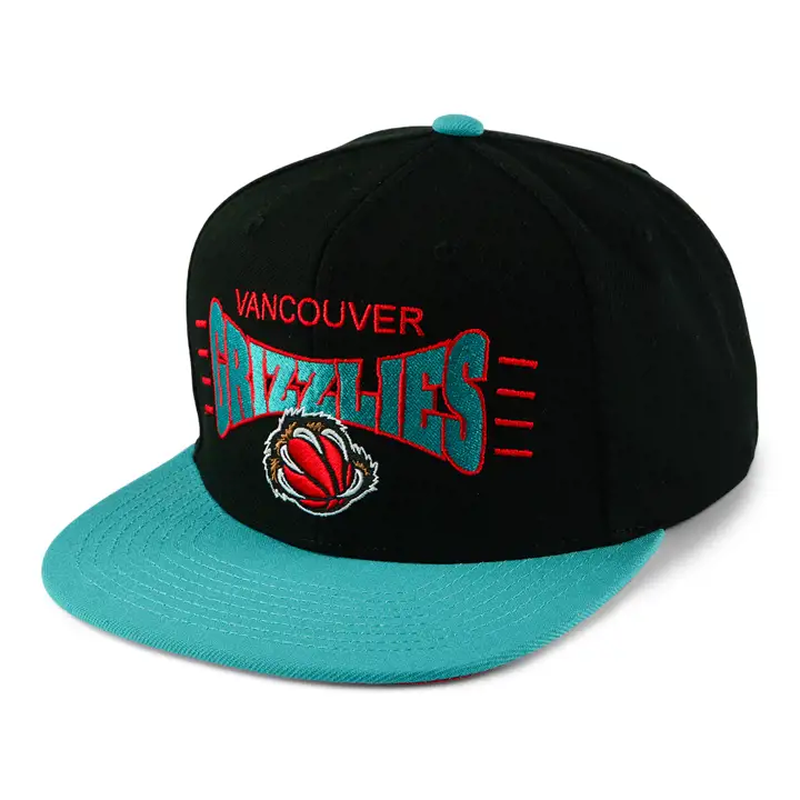 Casquette Snapback Vancouver Grizzlies NBA Big Squeeze BLK/TEAL/RED
