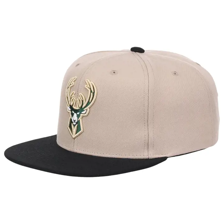 Milwaukee Bucks NBA Code Vestimentaire Casquette Snapback KHA/BLK/GRN