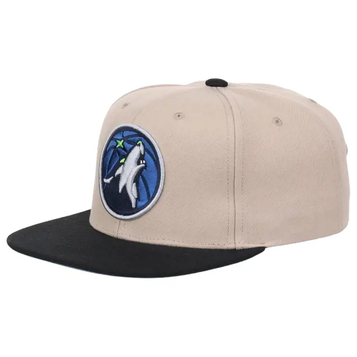 Casquette Snapback Minnesota Timberwolves NBA KHA/BLK/BLEU